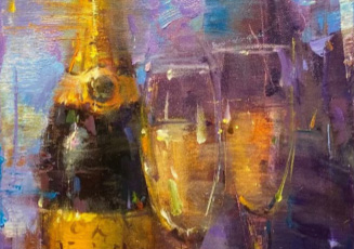 A little Dom will do - painting by Michael Flohr